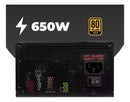 ATX PC Gamer Source 650W 80 Plus Gold PFC Active Power Supply Efficiency High Performance Stability Power for PC