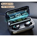 Fone Sem Fio M10 Bluetooth 5.1 TWS Estéreo, Graves Potentes e Pod Carregador LED