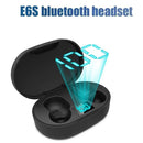 Fone de Ouvido E6S Pro Display – Bluetooth 5.1, Graves Potentes e Estojo Recarregável